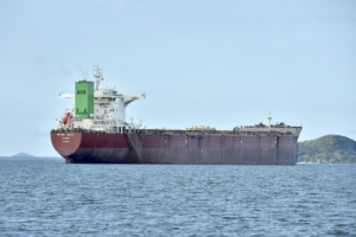 Recorde em Paranaguá: mega navio receberá 103 mil toneladas de farelo de soja.