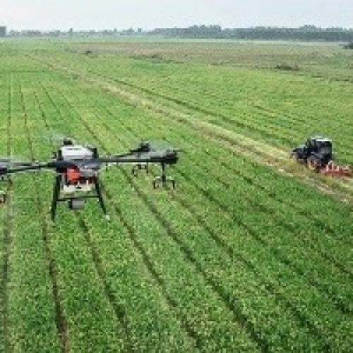 Cresce uso de drones na aplicação aérea