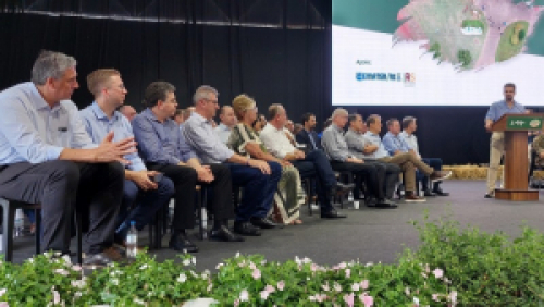 Governador e secretário Feltes participam da abertura da Expoagro Afubra