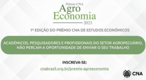 Inscrições para o Prêmio de Estudos Econômicos do Agro encerram em 30 de abril