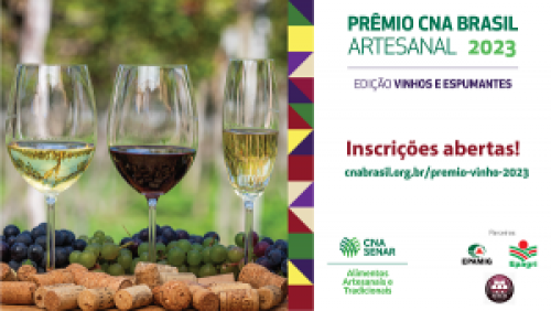 CNA lança edição do Prêmio Brasil Artesanal para vinhos e espumantes 